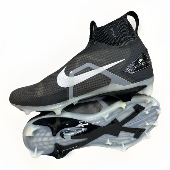 Nike Alpha Menace Elite 3 Men Size 13 Wide Black Football Cleats DH1350-001 New main image 8